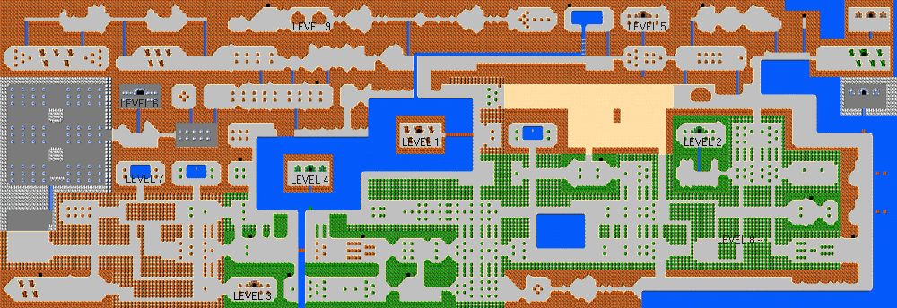 Legend Of Zelda Level 9 Map - Maps For You